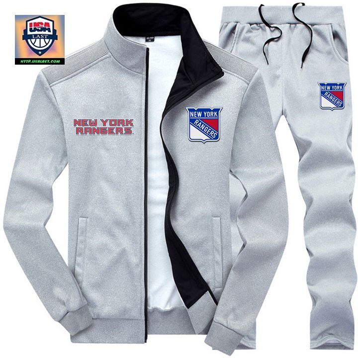 Top Rate NHL New York Rangers 2D Tracksuits Jacket