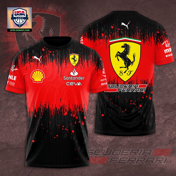 Trending Scuderia Ferrari F1 Racing 3D Hawaiian Shirt Polo Shirt Ver6