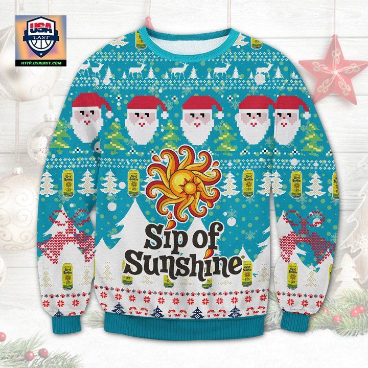 Sip Of Sunshine Beer Ugly Christmas Sweater 2022