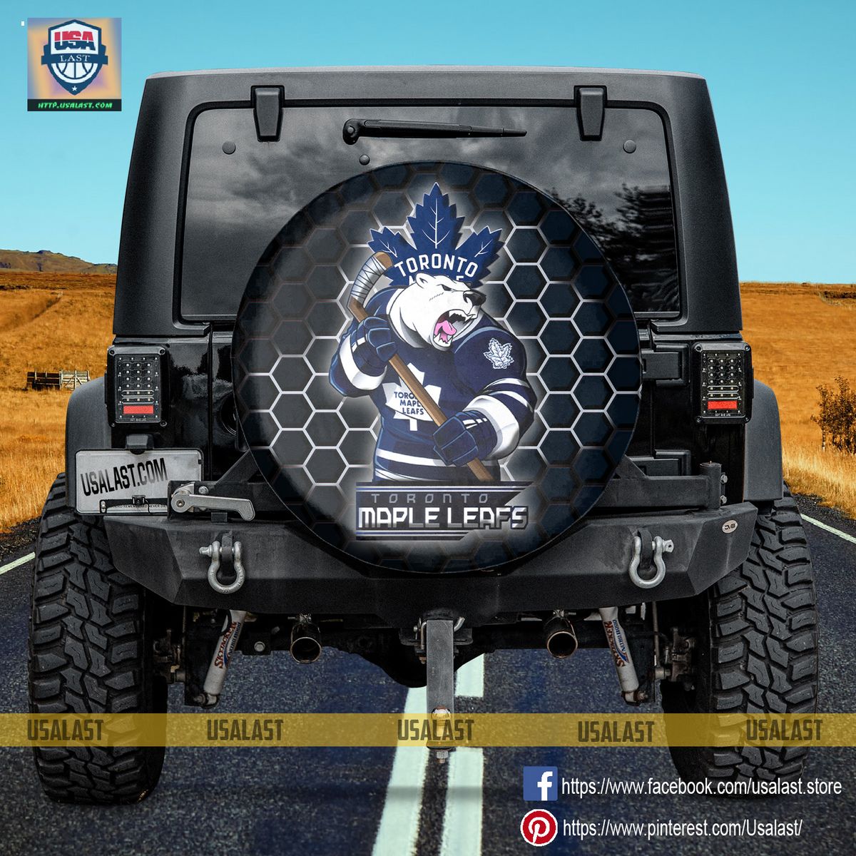BEST Toronto Maple Leafs NHL Mascot Spare Tire Cover