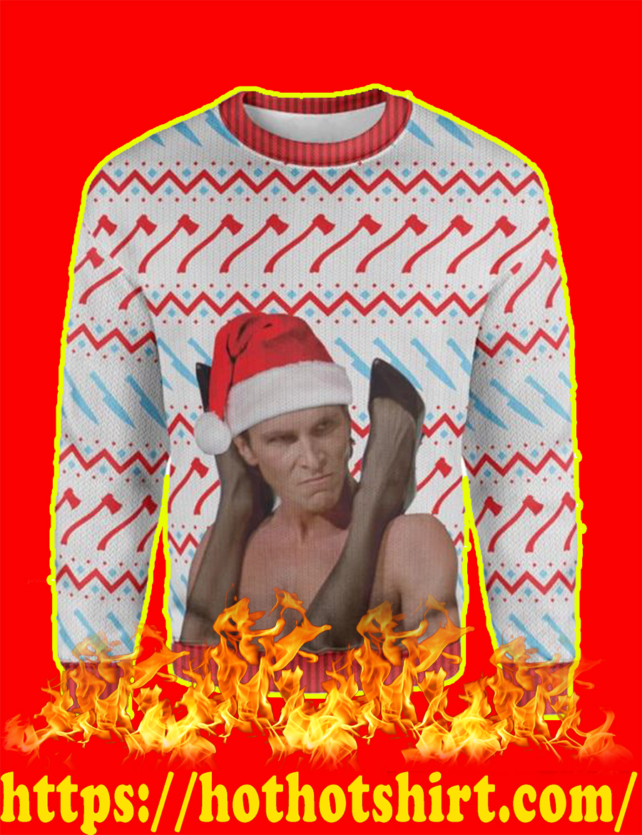 American Psycho Smash Christmas Sweater