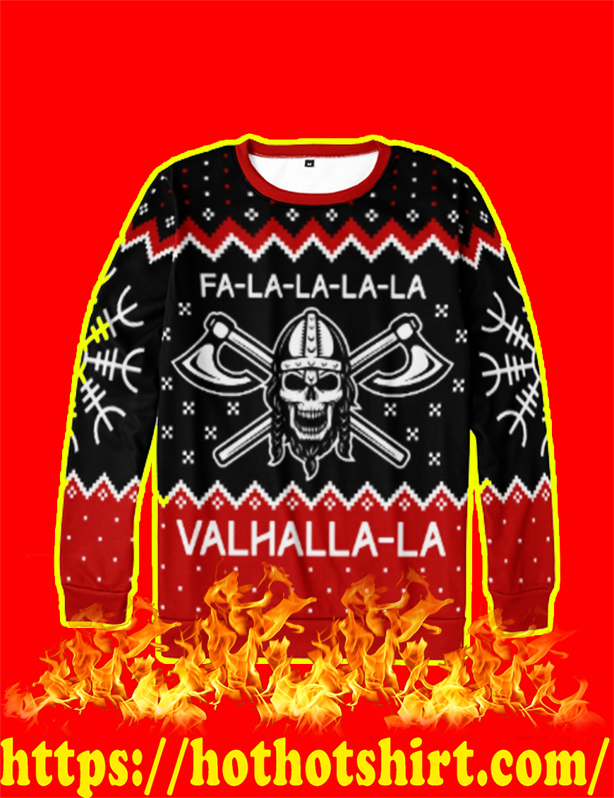 Fa-la-la-la-la Valhalla-la Ugly Christmas Sweater