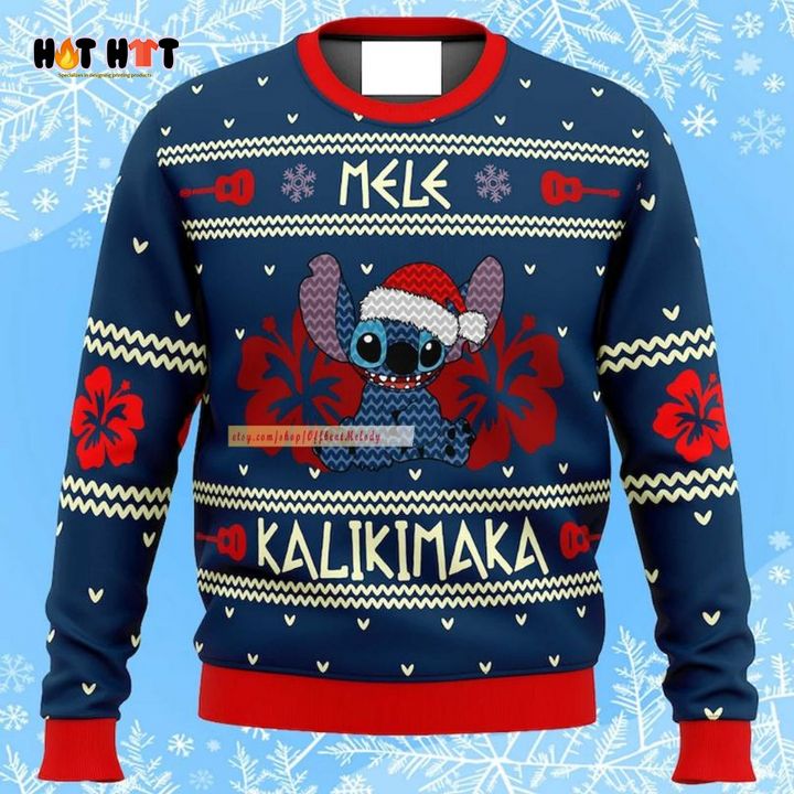 Rare Stitch Kalikimaka Ugly Christmas Sweater