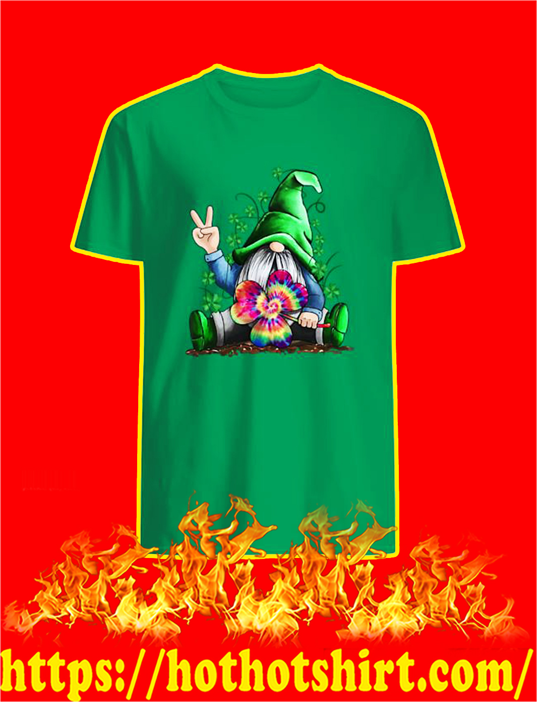 Hippie Gnome Irish St Patricks Day shirt, sweatshirt