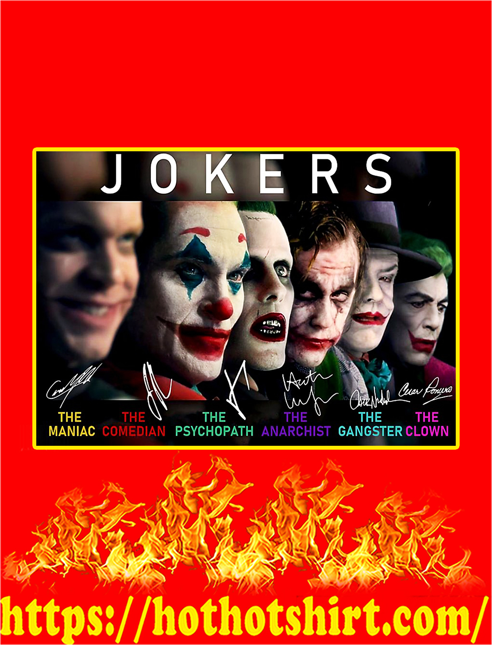Jokers The Maniac The Comedian Poster