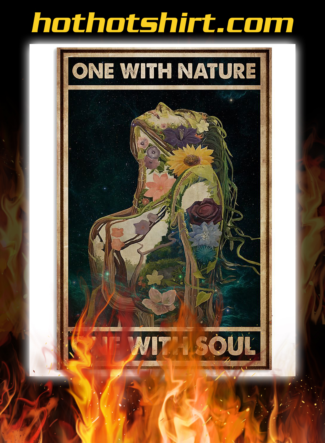 One with nature one with soul poster