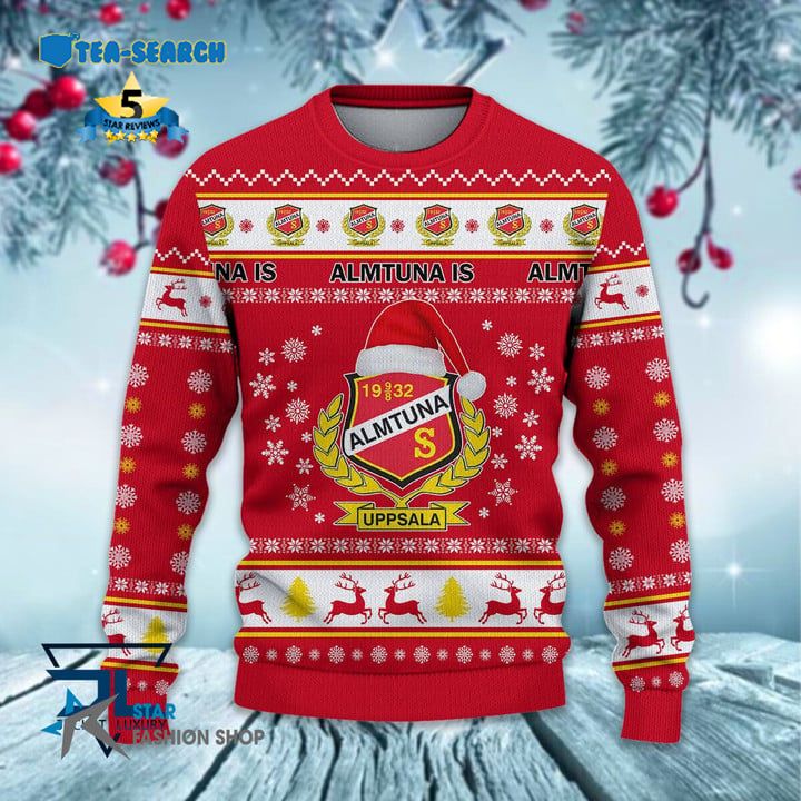 Discount Almtuna IS Hockey Allsvenskan Ugly Christmas Sweater