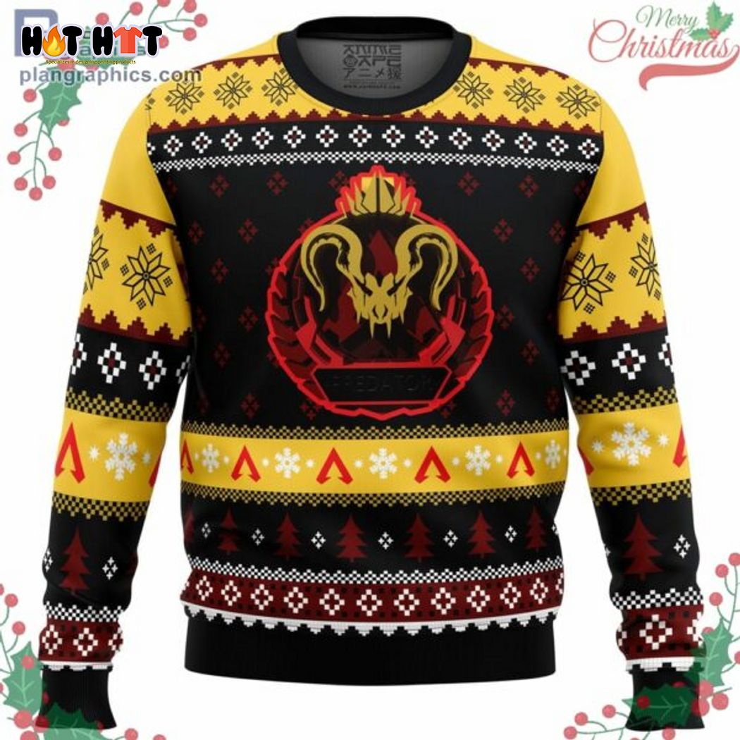 Apex Legends Predator Rank Ugly Christmas Sweater