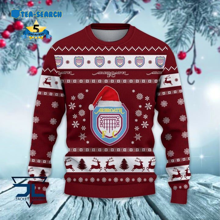 Amazing Arbroath F.C SPFL Ugly Christmas Sweater Sweatshirt Grànda