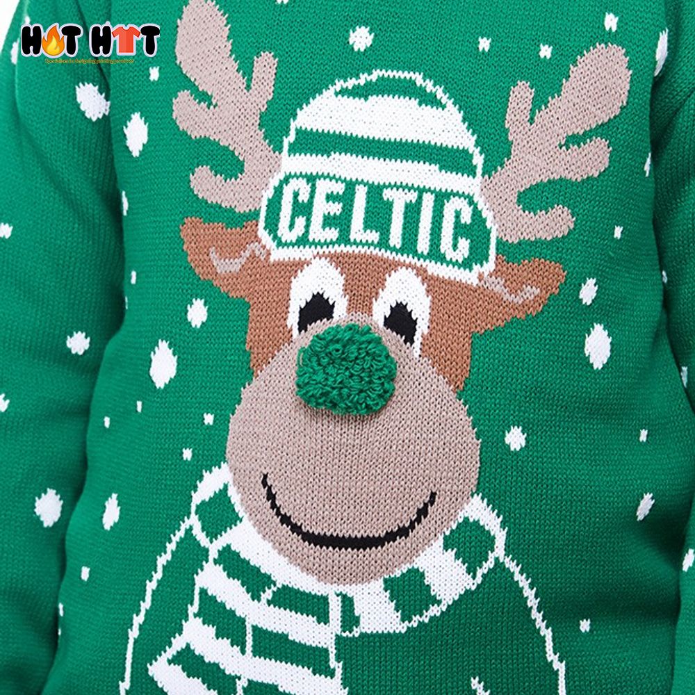 Celtic FC Reindeer Christmas Jumper