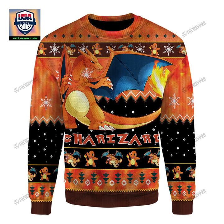 Charizard sweater clearance