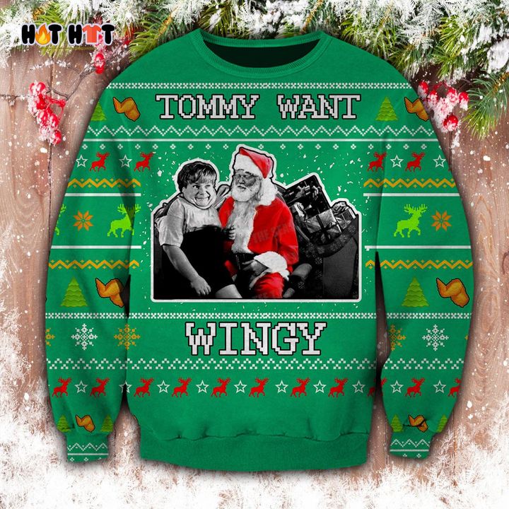 Best Quality Chris Farley Tommy Want Wingy 3D Ugly Sweater