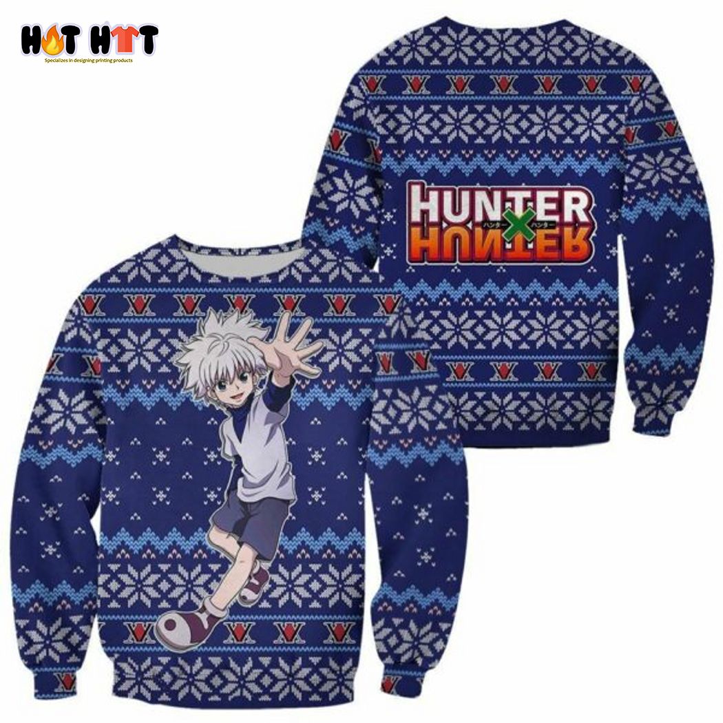 Hunter X Hunter Killua Zoldyck Ugly Christmas Sweater