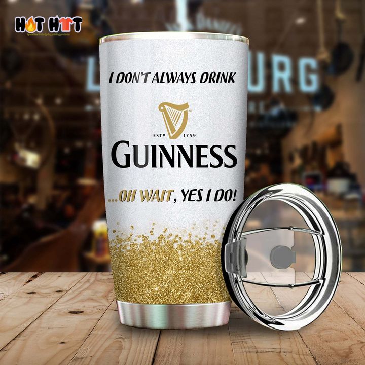 HOT Mickey Mouse I Don't Always Drink Guinness Oh Wait Yes I Do Tumbler Cup