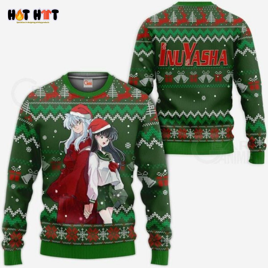 Inuyasha And Kagome Ugly Christmas Sweater