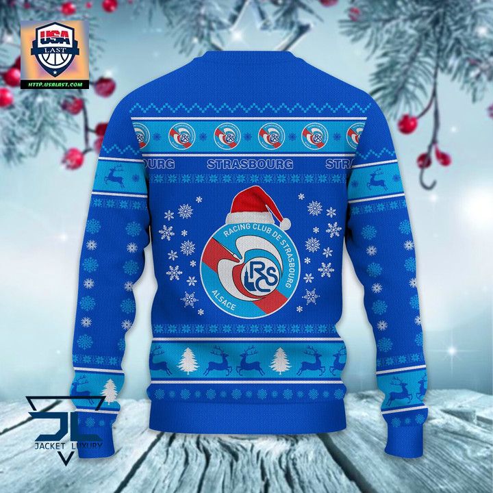 SALEOFF RC Strasbourg Alsace Ligue 1 Cardigan Ugly Christmas Sweater