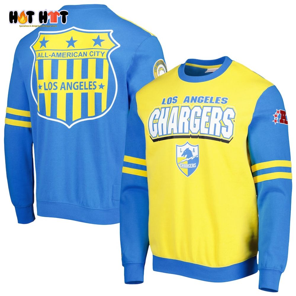 Los Angeles Chargers All-American City Los Angeles Christmas Sweater