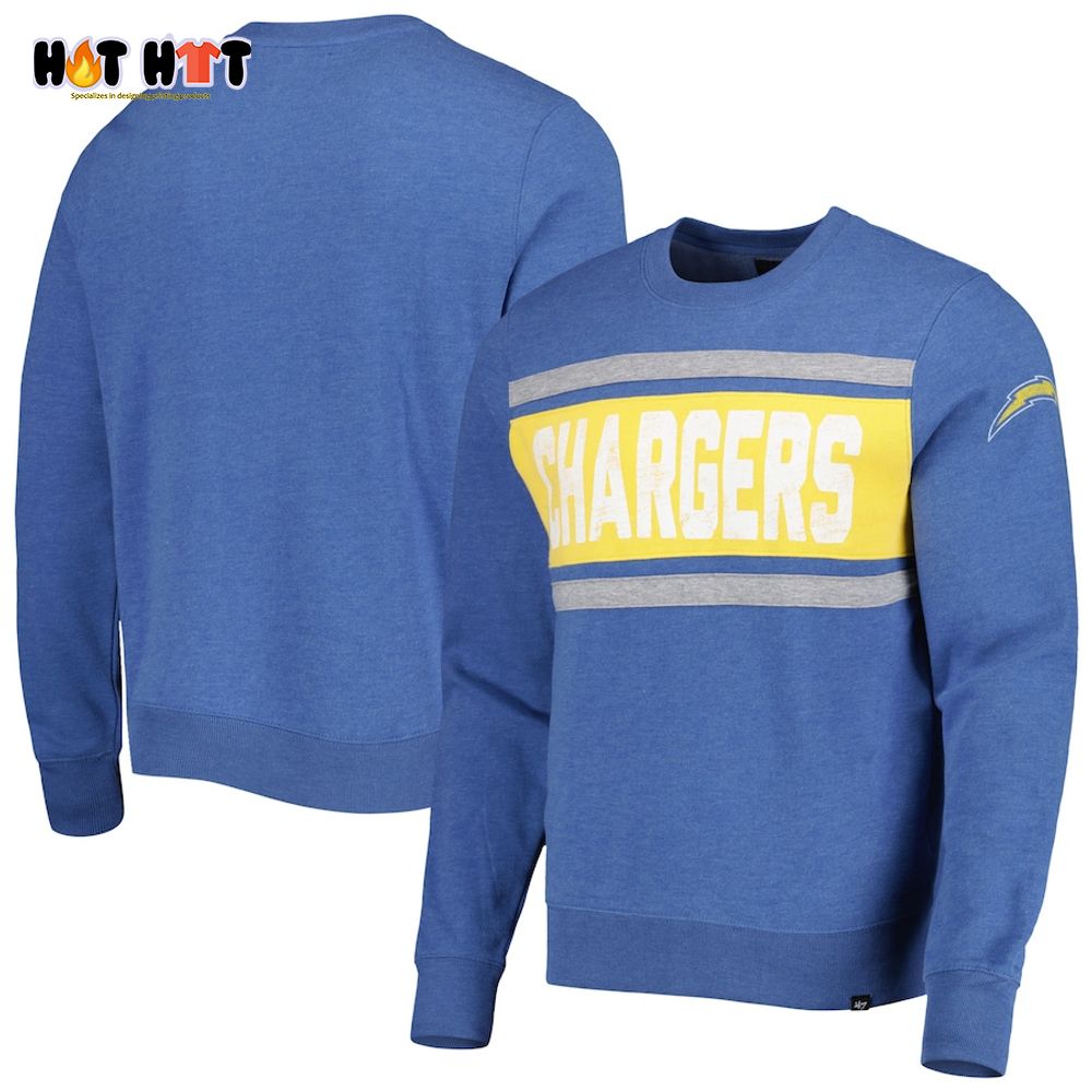 Los Angeles Chargers Big Chargers Chest Blue Christmas Sweater