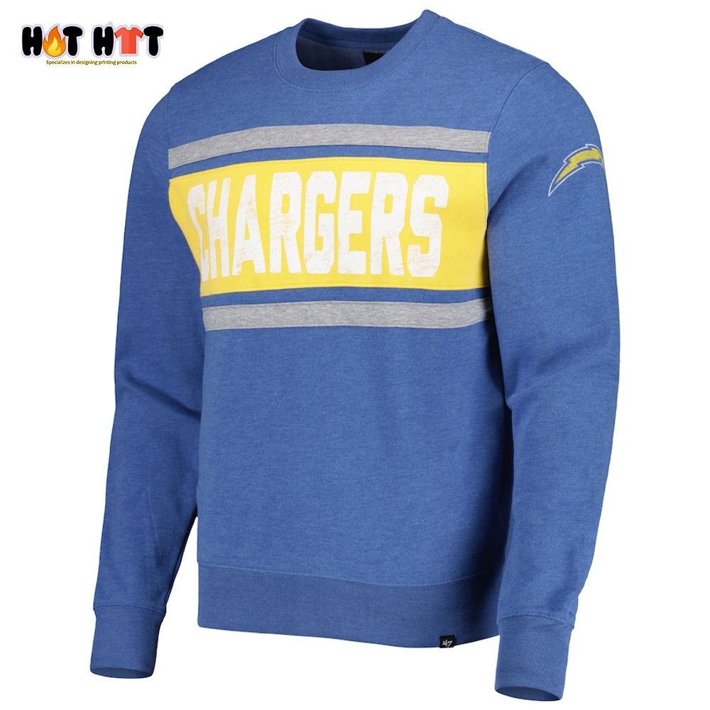 Los Angeles Chargers Big Chargers Chest Blue Christmas Sweater