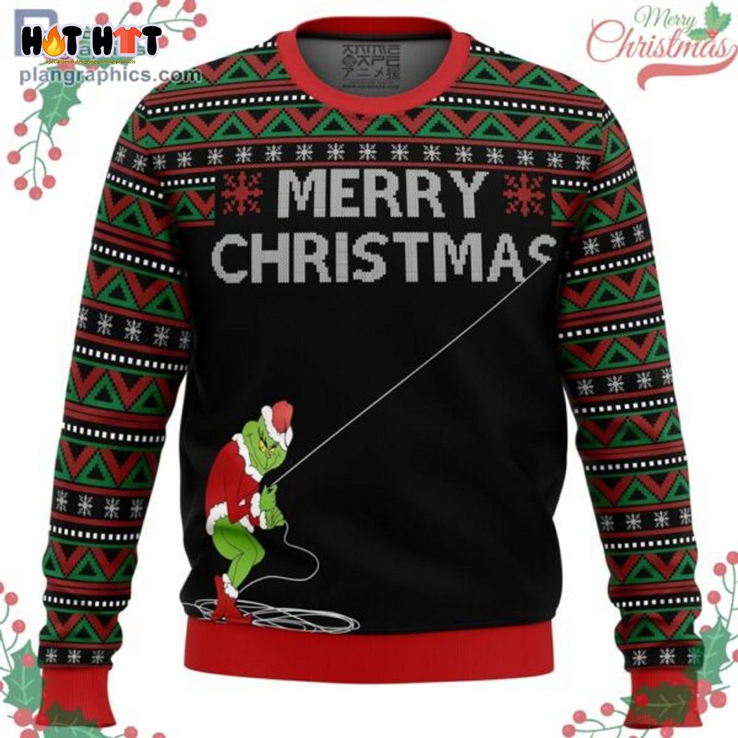 Merry Christmas Grinch Stole Ugly Christmas Sweater