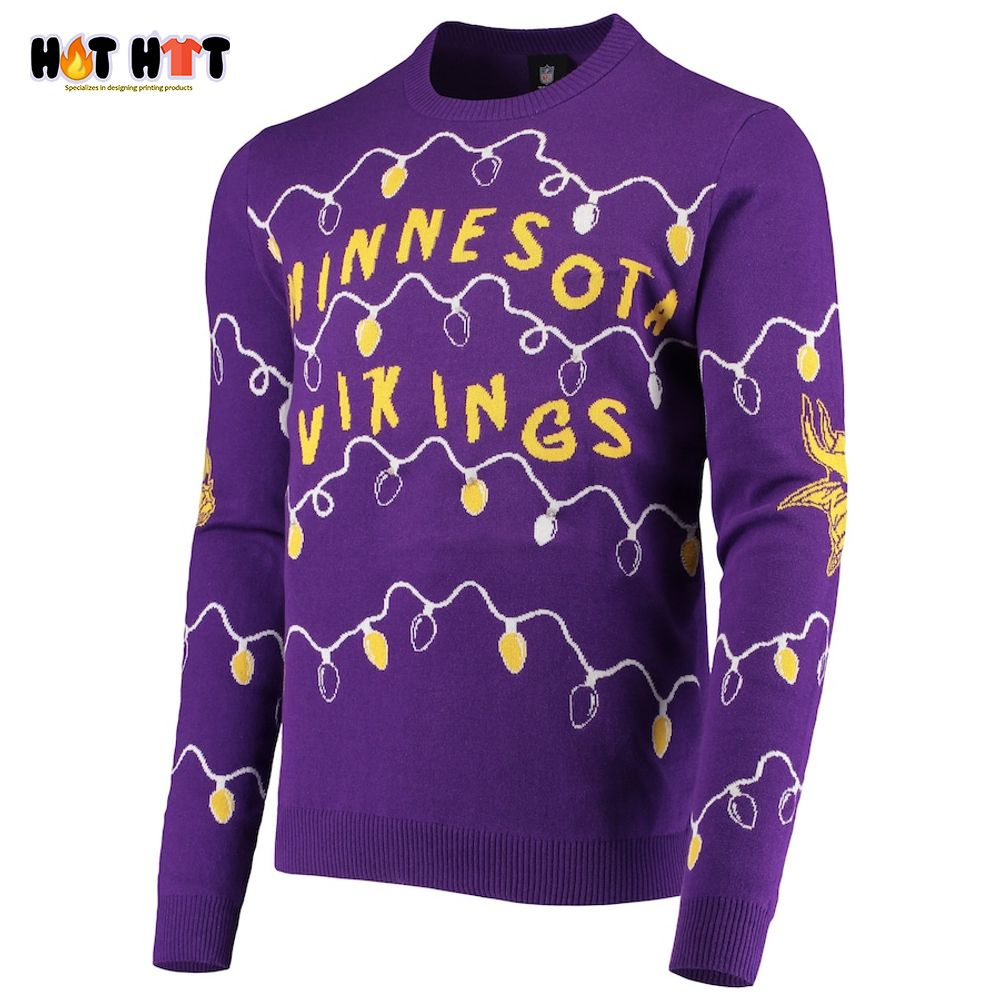 NFL Minnesota Vikings Groot Hug Christmas Ugly Sweater –