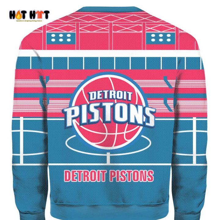 Best Selling NBA Detroit Pistons Basketball Team Christmas Sweater