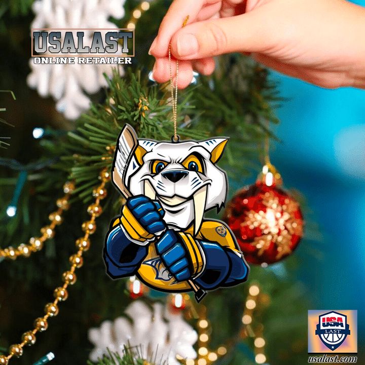 For Fans NHL Nashville Predators Mascot Christmas Ornament