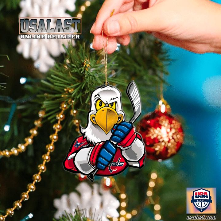 Best-Buy NHL Washington Capitals Mascot Christmas Ornament