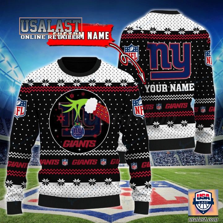 (Available) Personalized Grinch New York Jets Woolen Sweater