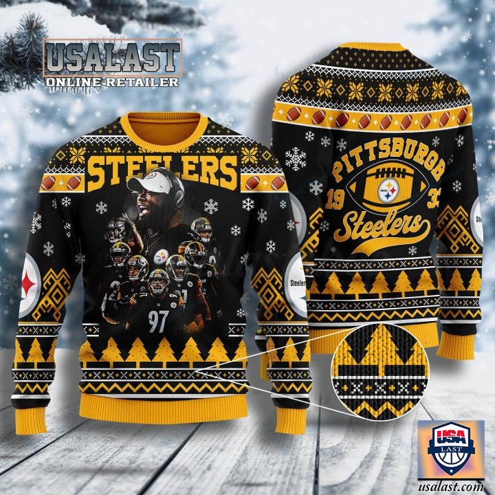 (Available) Pittsburgh Steelers Mascot Ugly Christmas Sweater