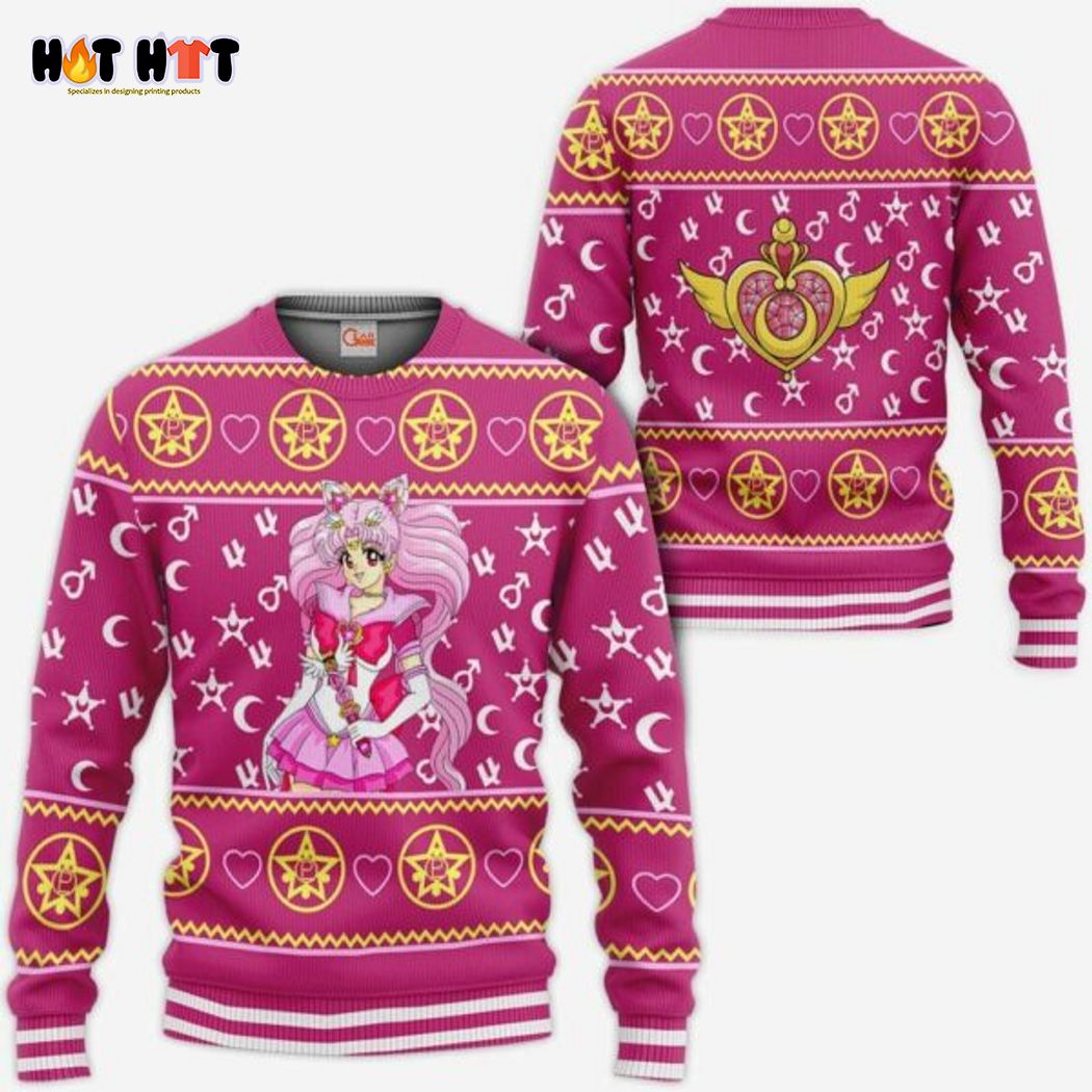 Sailor Moon Sailor Chibi-usa Ugly Christmas Sweater