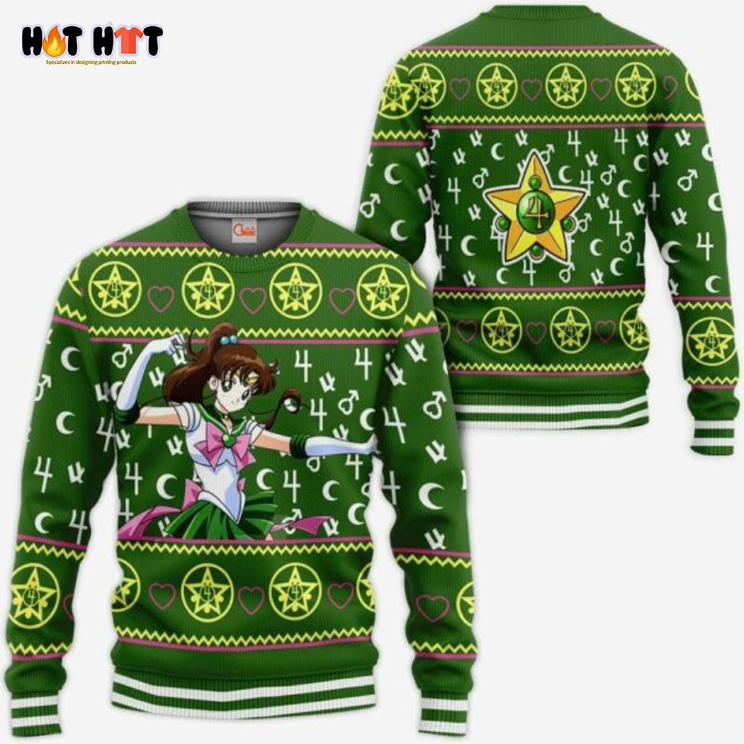 Sailor Moon Sailor Jupiter Ugly Christmas Sweater