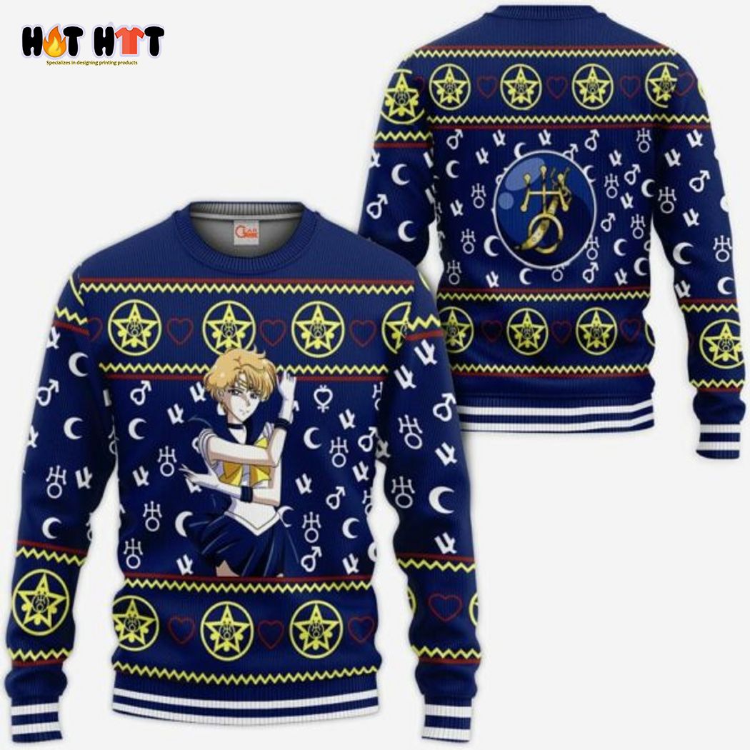 Sailor Moon Sailor Uranus Ugly Christmas Sweater