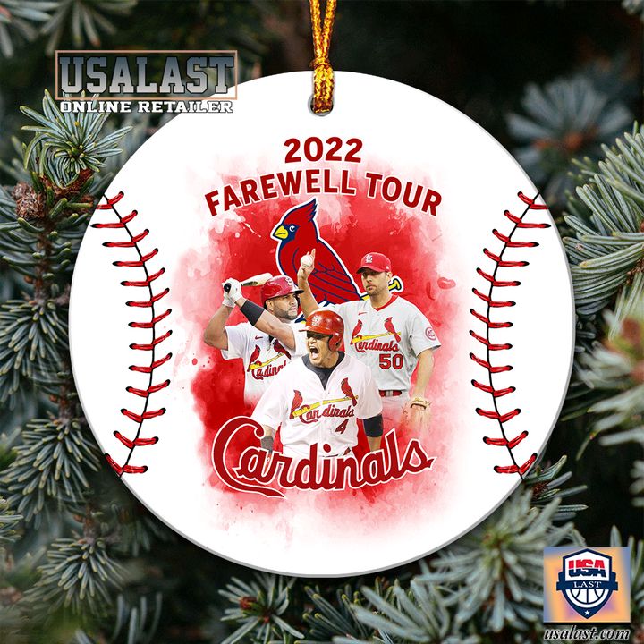 Custom Farewell Tour St. Louis Cardinals Memory Ornament