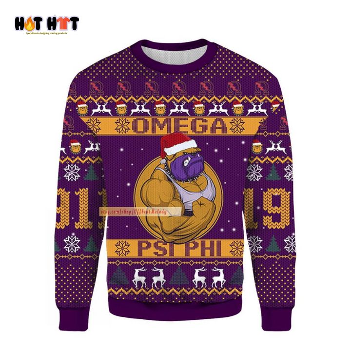 Where To Buy Omega Psi Phi 1911 Ugly Christmas Sweater