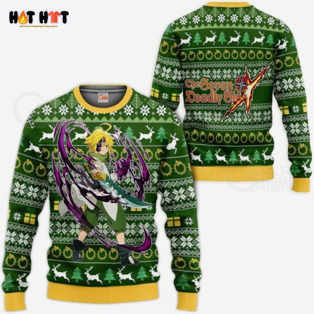 The Seven Deadly Sins Merlin Ugly Christmas Sweater