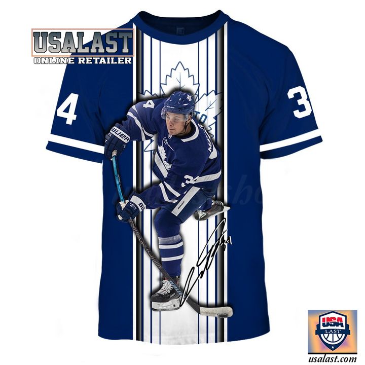 Best-Buy Toronto Maple Leafs Auston Matthews #34 All Over Print Hoodie T-Shirt