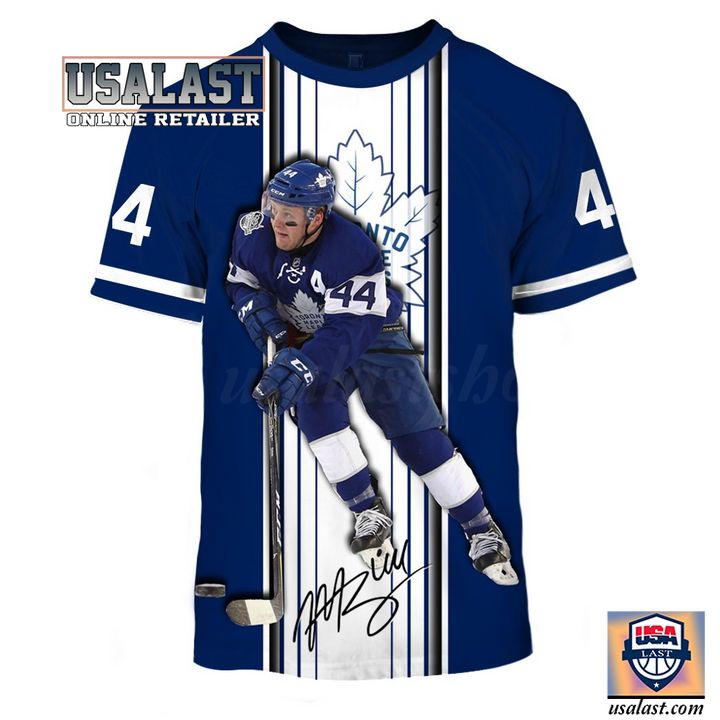 Toronto Maple Leafs Morgan Rielly #44 All Over Print Hoodie T-Shirt