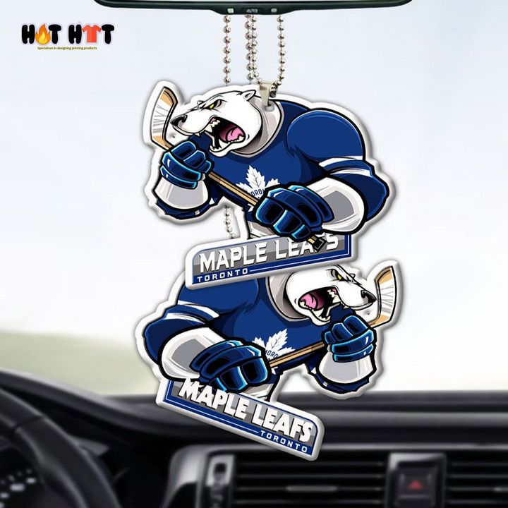Here's Toronto Maple Leafs NHL Christmas Hanging Ornament