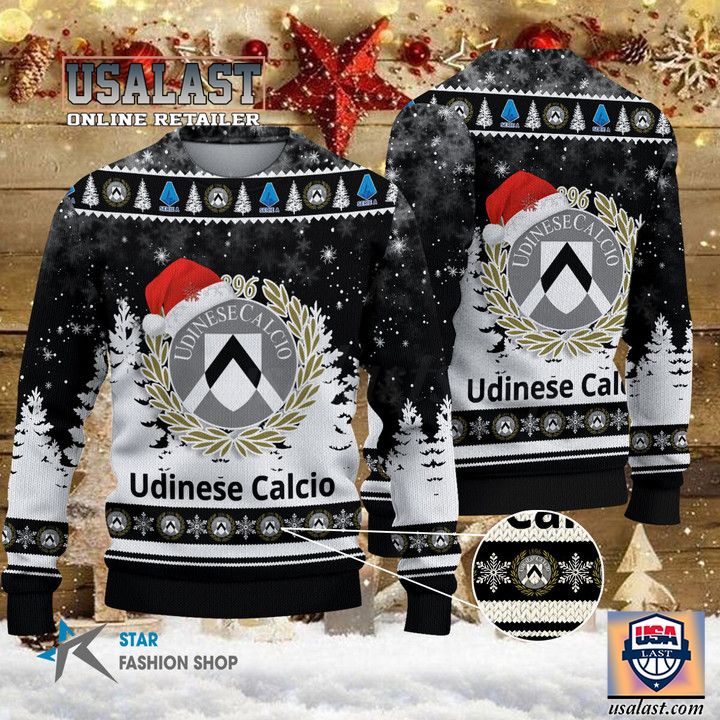 Udinese Calcio Ugly Christmas Sweater, Ugly Sweater, Christmas Sweaters