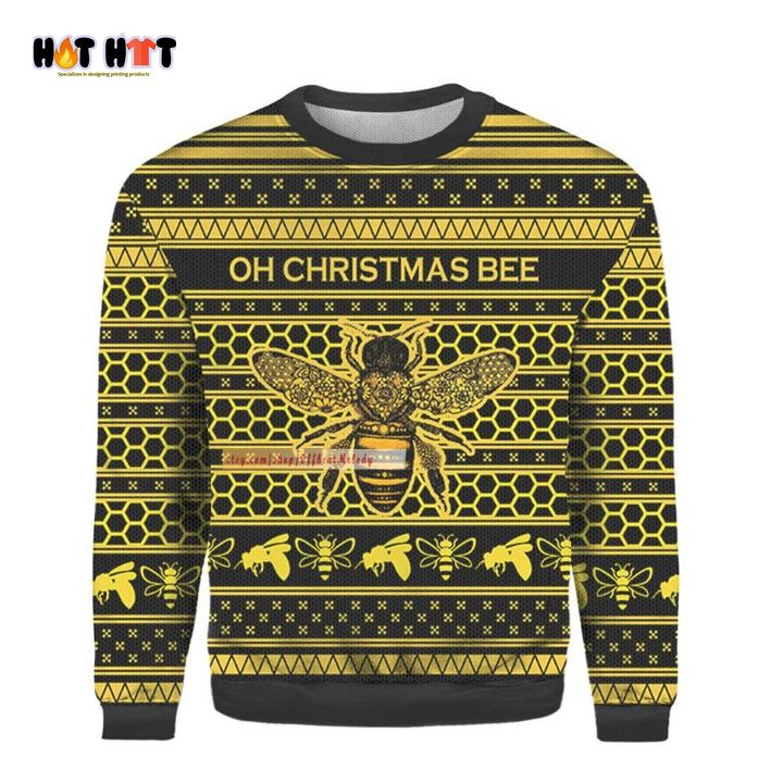 Beautiful Oh Christmas Bee Ugly Sweater