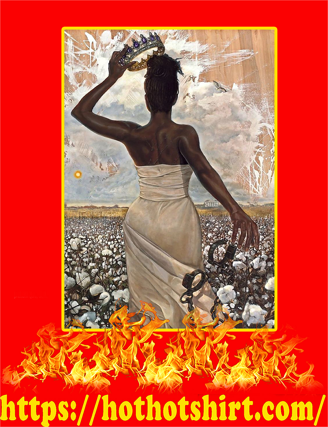 African American Black Queen Poster