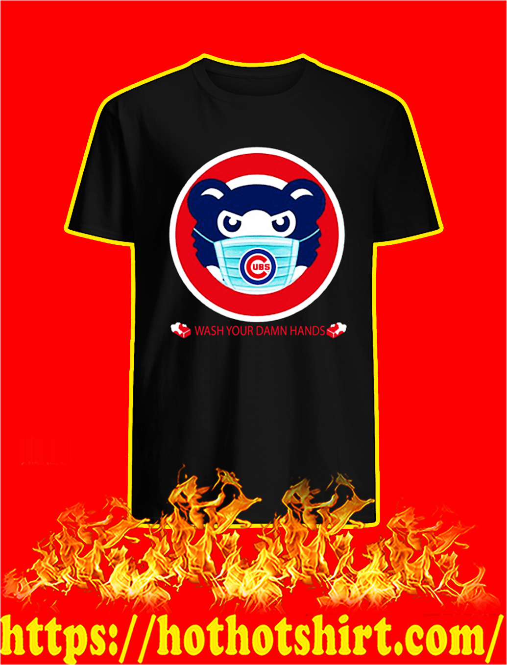 Chicago Cubs wash your damn hands shirt, hoodie