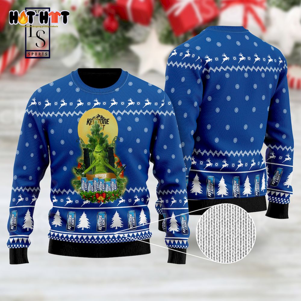 Keystone light clearance ugly sweater