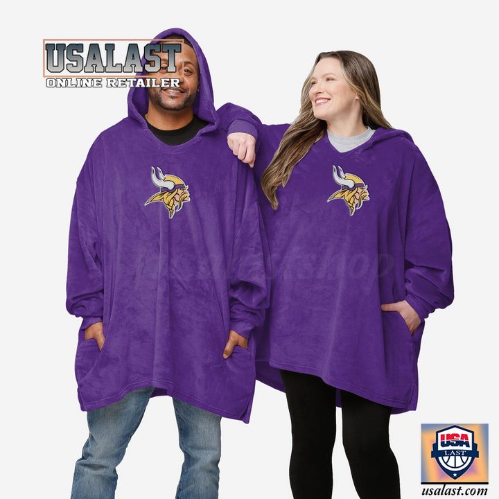 NFL Minnesota Vikings Sleeveless Zip Hoodie - USALast