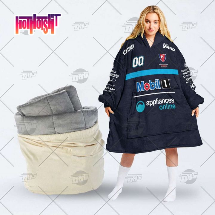 Here’s Personalized V8 Supercars Triple Eight Race Engineering Redbull Ampol Racing Sherpa Hoodie Blanket