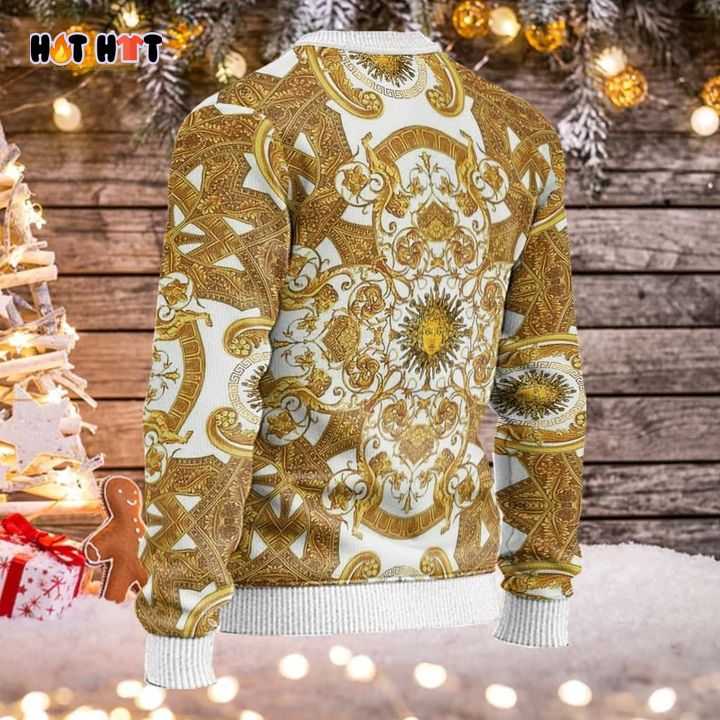 Welcome Versace Luxury Brand Ugly Sweater Christmas Sweaters 15