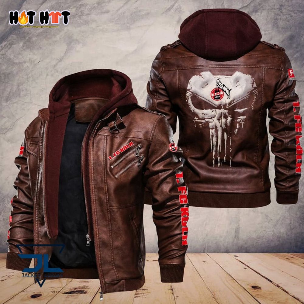 1. FC Koln Skull Leather Jacket