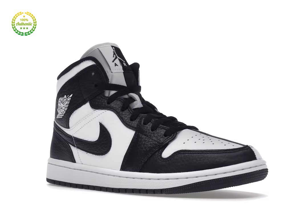 Authentic Shoes – Air Jordan 1 Mid Split Black White W