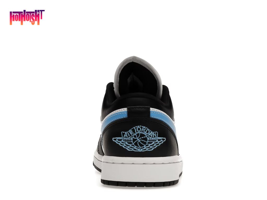 Authentic Shoes – Air Jordan 1 Low Black University Blue White W